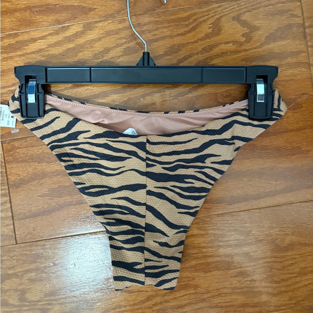 NWT Aerie Cheekier Zebra Striped Bikini Bottom